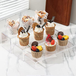 Lot de 3 présentoirs transparents en acrylique PS pour figurines d'<span class=keywords><strong>action</strong></span> anime, organiseur de comptoir pour cosmétiques - Product Image 6