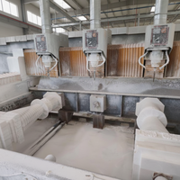 Máquina de Grabado CNC de Tres Cabezales JK-9010 para Piedra, Granito y Mármol, con Motor de Engranajes Controlado por PLC, Potencia de 5.5kW, Corte Máximo de 3200mm