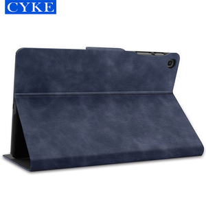 Ốp Da Bò CYKE Cho Máy Tính Bảng Samsung, <span class=keywords><strong>Galaxy</strong></span> Tab A <span class=keywords><strong>10.1</strong></span>, T510 T515 2019, Màu Xanh Đen - Product Image 5