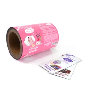 Impresión personalizada de plástico laminado de papel de aluminio para el envasado de alimentos de China rollo de película de embalaje de dulces rollo de película