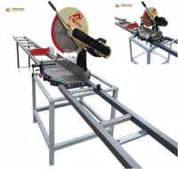 Machine à découper les portes et fenêtres en alliage d'aluminium de précision de 12 pouces, moteur 220V, 1,1KW, scie à aluminium portable haute puissance