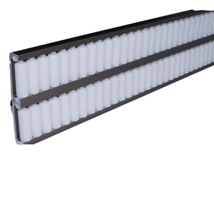 Flexible <strong>Conveyor</strong> Leteral Side <strong>Roller</strong> Guide With Two Row <strong>Rollers</strong> - Product Image 1