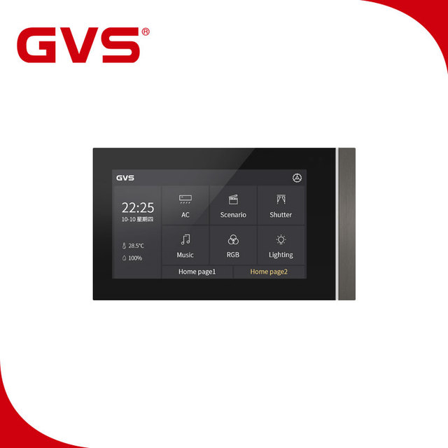 GVS KNX/EIB Protocol 4 Inch 5 Inch 10.1 Inch Smart Touch Screen  Home Appliance Control