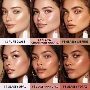 Baume illuminateur bio-verre, bâton multi-usages, nourrissant, modulable, longue durée, non collant, pour les yeux, les joues, les lèvres, le corps, cosmétiques - Product Image 3