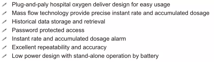 MF5806 Medical Oxygen Air Flow Meter With Humidifier