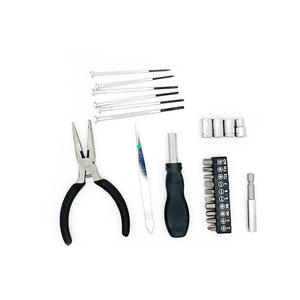 Kit d'outils de réparation de montres de précision, 24 pièces, en métal, multifonctionnel, pour usage domestique, jeu de tournevis, 16x10x4cm - Product Image 5