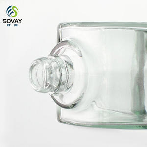 <span class=keywords><strong>Bouteille</strong></span> en verre personnalisée pour spiritueux, mini format, 50 ml, 100 ml, vide, pour rhum et whisky, vente en gros - Product Image 4