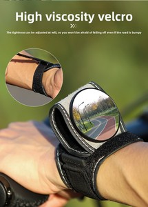 Espejos para Bicicleta, Espejo Retrovisor de Muñeca para Bicicleta, Espejo de Muñeca con Reflector para Manillar de Motocicleta, Equipo de Ciclismo - Product Image 6