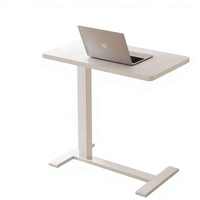 Table de lit réglable économique, montage facile, matériau MDF durable, style moderne, hauteur réglable pour la maison et le bureau