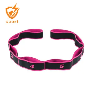 Wholesale Auxiliary Dance Yoga Sport Pull Resistance Band Stretch Elastic Band Custom