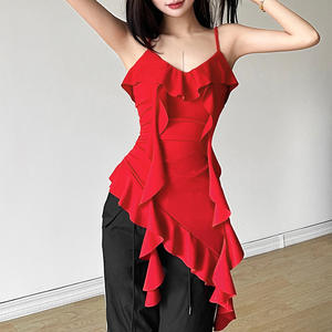 ชุดเดรสเซ็กซี่แต่งพู่ระบายขนาดใหญ่พิเศษสำหรับผู้หญิงเดรสปาร์ตี้ฤดูร้อนทรงพอดีตัวประดับพู่เปลือยหลังสุดเซ็กซี่เหมาะที่สุดสำหรับฤดูร้อน - Product Image 1