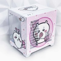 Boîtier d'ordinateur en métal personnalisé Chiikawa DIY de type Mid Tower avec prise en charge MicroATX, ports avant IEEE 1394/USB, fenêtre latérale