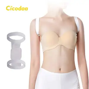 Cinturón corrector de postura ajustable y cómodo para espalda, soporte para jorobado, corrector de postura para hombros y espalda sentada