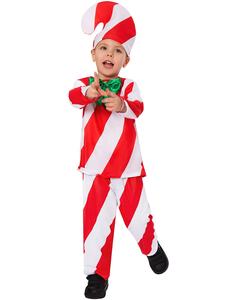 Nuevo Disfraz de Navidad 2026 <span class=keywords><strong>para</strong></span> Niños, Traje Rojo de Bastón de Caramelo <span class=keywords><strong>para</strong></span> Niño y Niña, Ropa de Baile <span class=keywords><strong>para</strong></span> Fiestas Navideñas, Traje de Escenario <span class=keywords><strong>para</strong></span> Navidad - Product Image 2