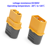 Batterie 48v 35ah xt60 adaptateur de chargeur d'alimentation câble pv connecteur mâle femelle
