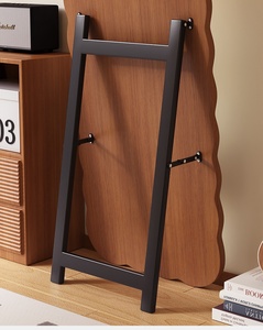 Nhà máy cung cấp lớn đầy đủ cơ thể trang trí nội thất Retro lượn sóng khung gỗ hình chữ nhật lớn luxury0 không thường xuyên thay đồ sàn gương - Product Image 3