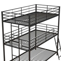 Lits simples et lits superposés modernes en métal avec rangement, silencieux et faciles à assembler, pour hôtels, villas et chambres à coucher