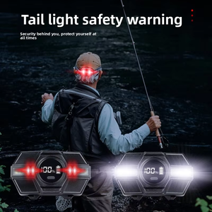 Faros LED con sensor, luces traseras, para exteriores, montados <span class=keywords><strong>en</strong></span> <span class=keywords><strong>la</strong></span> <span class=keywords><strong>cabeza</strong></span>, para acampar, recargables por USB, IP44, impermeables, con sensor <span class=keywords><strong>de</strong></span> movimiento, superbrillantes - Product Image 5