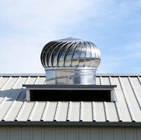 Solution de refroidissement éolien optimisée pour un retour sur investissement durable pour les parcs industriels écologiques modernes, turbine de ventilation de toit