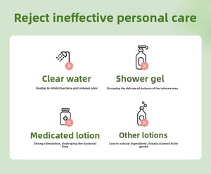 Solution de lavage <span class=keywords><strong>intime</strong></span> personnalisée pour femmes, soin au pissenlit, liquide antibactérien, bactériostatique, désodorisant - Product Image 6