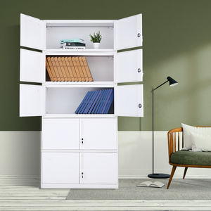 Archivador de Metal Vertical de acero de 5 secciones LUOYANG, muebles de oficina de diseño moderno con archivo de Metal de 5 puertas para uso escolar - Product Image 6