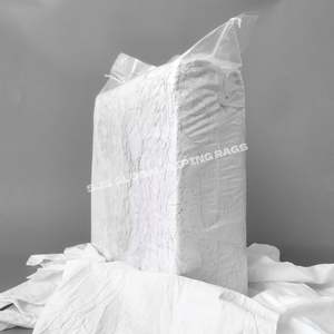 Chiffons de nettoyage industriels sans peluches, chiffons de nettoyage en coton blanc, 100% coton, résistants à l'eau et à l'huile - Product Image 1