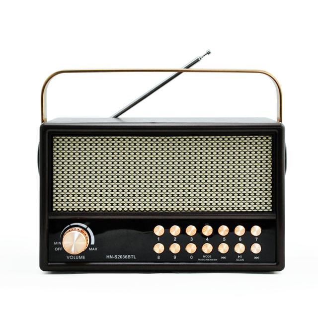 Home Kitchen Portable WiFi Internet Radio with Rechargeable Battery and Built-In Speaker