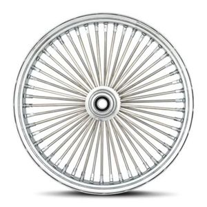 Roues de moto, jantes en acier forgé chromées, 16, 17, <span class=keywords><strong>18</strong></span>, 19, 21, 23 pouces, à rayons, pour Harley - Product Image 1
