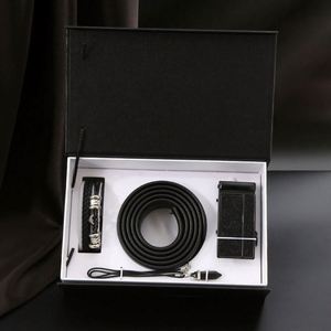 Coffret Cadeau d'Affaires Haut de Gamme en Cuir Écologique, Design Moderne et Simple, Nouveauté Avancée pour Hommes, Souvenir de Remise de Diplôme, Article Promotionnel - Product Image 4