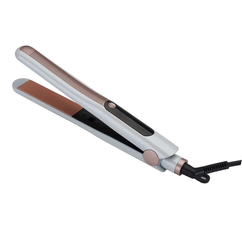 New model custom ceramic hair straighten wide flat iron infrared hair straightener