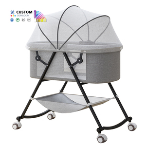 <span class=keywords><strong>Lit</strong></span> bébé réglable en hauteur avec technique matelassée pour des soins nocturnes pratiques, adapté à toutes les étapes <span class=keywords><strong>de</strong></span> croissance, ensemble <span class=keywords><strong>de</strong></span> literie pour enfants et bébés - Product Image 4