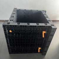 Coffrage carré réglable en plastique pour colonnes, moule carré en plastique et acier pour colonnes, coffrage en béton à taille réglable pour colonnes