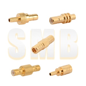 ขั้วต่อ SMB ตัวเมียแบบ Crimp สำหรับสายโคแอกเชียล RG316, 50 โอห์ม, สำหรับอุปกรณ์ทดสอบและวัดค่า - Product Image 1