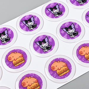 Pegatinas de Resina Epoxi Wei Hao, Etiquetas Redondas Transparentes Autoadhesivas de Dibujos Animados de Sanrio para Promoción - Product Image 2