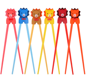 ตะเกียบฝึกหัดใช้ซ้ำได้ตะเกียบซิลิโคนสำหรับอาหารปลอดภัยสำหรับเด็ก - Product Image 1