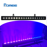 18*18W RGBWA + UV 6in1 a mené la lumière linéaire de rondelle de mur de barre avec l'effet de stroboscope pour l'éclairage de lavage de DJ de club de scène