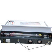 Machine de gravure/découpe laser CO2 de bureau 400*600mm 6040 pour bois, clavier, verre, bouteille, tissu, pierre, plastique, caoutchouc