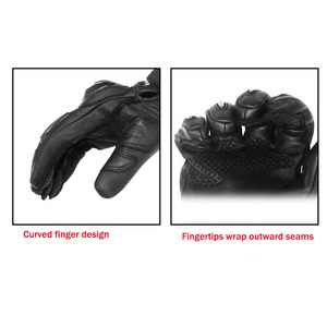 <span class=keywords><strong>MADBIKE</strong></span>-Guantes de Ciclismo de carreras para hombre, piel de oveja de dedo completo, impermeables, para exteriores, para esquí, con pantalla táctil - Product Image 5