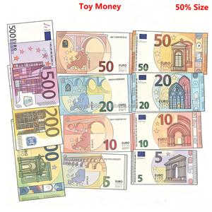 Dinero de Juguete Euro para el Día de los Inocentes, Decoraciones con Detalles Realistas de <span class=keywords><strong>Moneda</strong></span> de Juguete, Novedades de Papel Personalizadas - Product Image 6