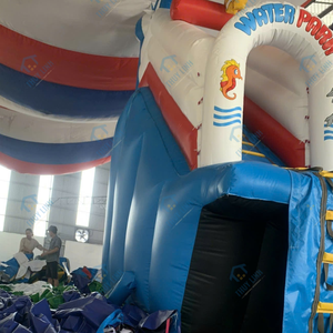 Tobogán Acuático Inflable de PVC de Fácil Instalación para Parques de Diversiones, Casa de Brinco de 5m x 6m, Aplicación de Juego de Vietnam - Product Image 4