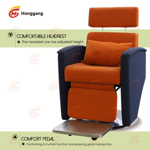 High-End High-End Elektrische Kapper Stoel Kan Automatisch Worden Gedraaid, Uitgerust Met <span class=keywords><strong>2</strong></span> Motoren, ce Kan Worden Aangepast Kleur - Product Image 6