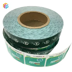 Customized Print Permanent Paper Label Stickers Waterproof pvc 3d Gold Foil Sticker Label Round Roll For Cosmetic Jar