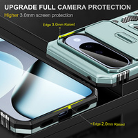 Étui de protection pour voiture style professionnel avec cache-caméra coulissant et support anneau métallique pour Google Pixel 8