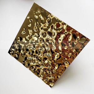 EX423 <b>Mirror</b> Water Ripple Stainless Steel <b>Panel</b> Interior Ceiling Design for Hotel Wall Architectural Decoration - Product Image 5