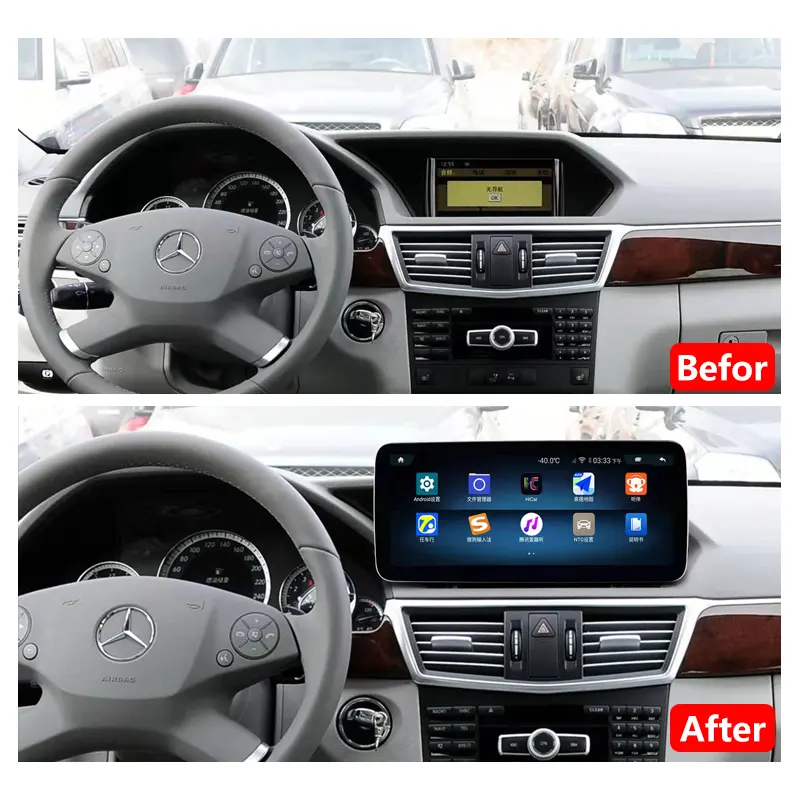 Android Car Stereo DVD-Player für Benz E-Klasse rechte Hand C207/ W212 Auto Multimedia GPS-Navigation