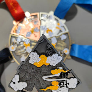 अनुकूलन योग्य 3 डी नरम तामचीनी पहेली धातु पदक निर्माण स्मारक गठबंधन पदक विजेता ट्रॉफी पदक और पट्टिकाएं - Product Image 4