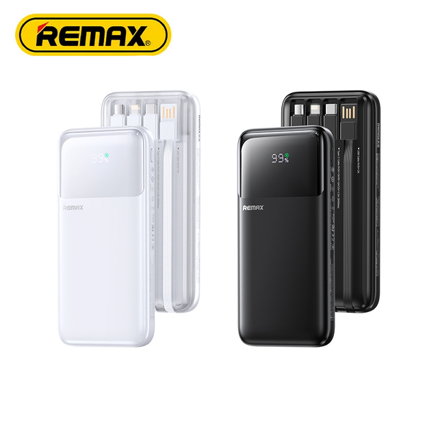 Remax Power Bank With Cable Type-C 20000Mah FCP-2 Portable Power Banks