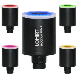 1300 mAh充電式バッテリー付き水ギセルポンプシーシャスターターRGBLedライトブランドカスタムロゴ新しいミニポータブルロミントサプライヤー - Product Image 1