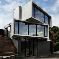 Villa conteneur économique, maison modulaire, maison mobile 20ft 40ft, design moderne, structure en acier galvanisé, durée de vie de 30 ans