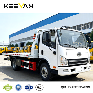 Camion de remorquage 4x2 FAW LHD RHD Chine, petit camion de remorquage 5 tonnes, dépanneuse de secours routier - Product Image 3